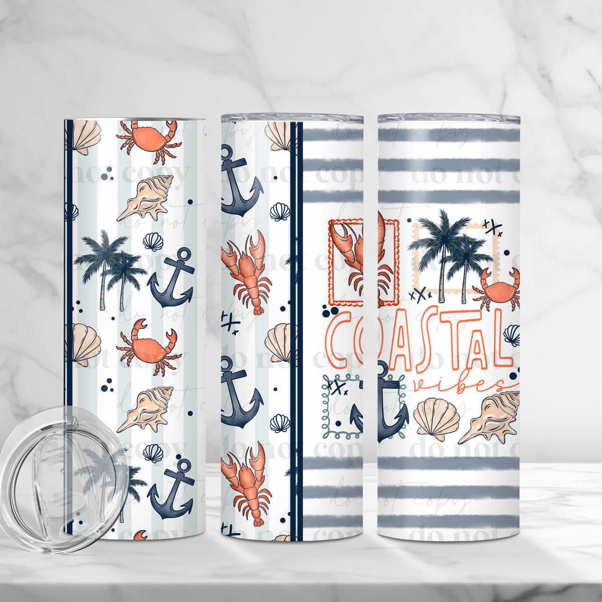 Coastal Vibes Tumbler Wrap
