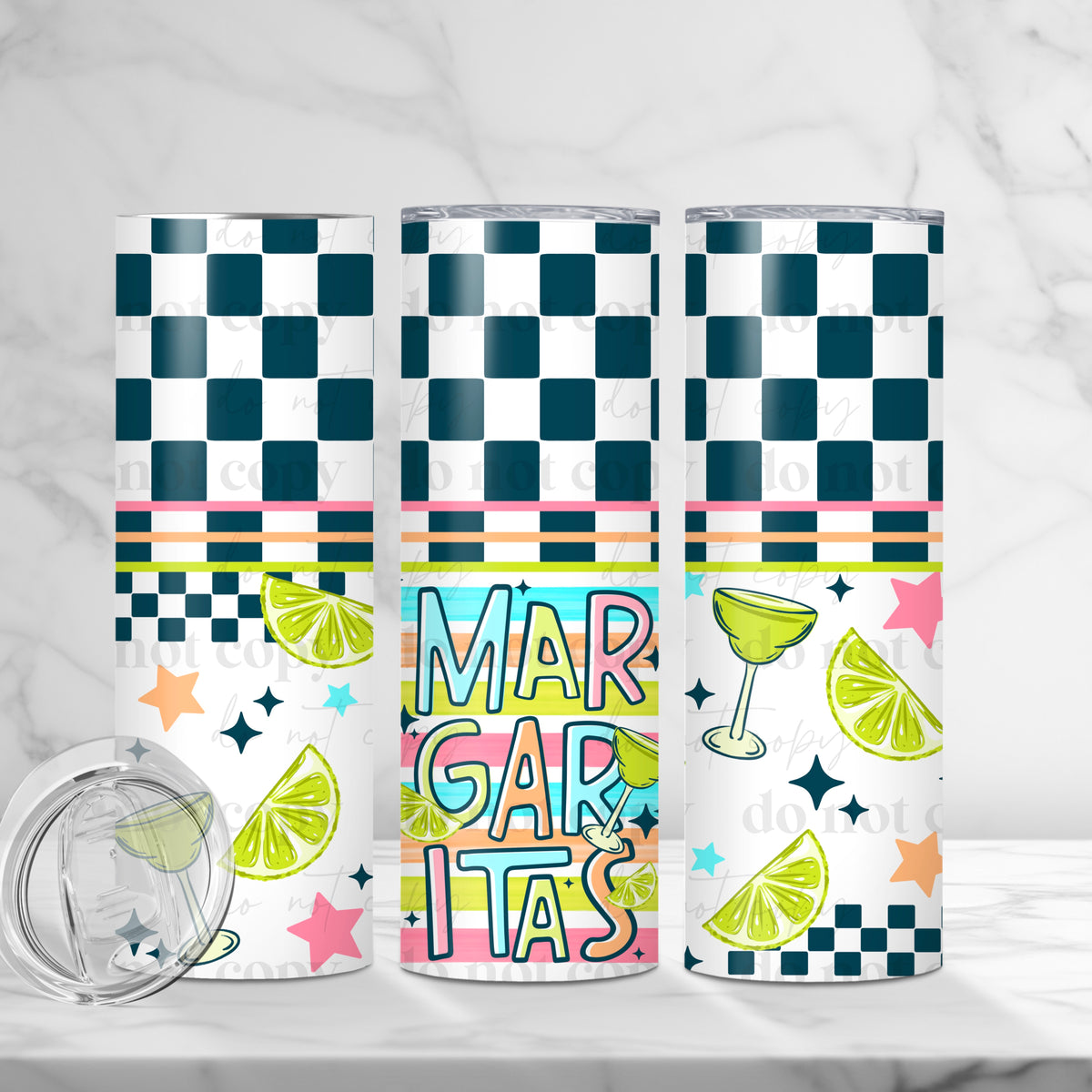 Margarita Stripes Tumbler Wrap