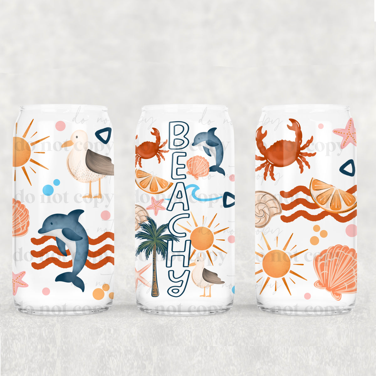 Beachy 16 Oz Glass Wrap
