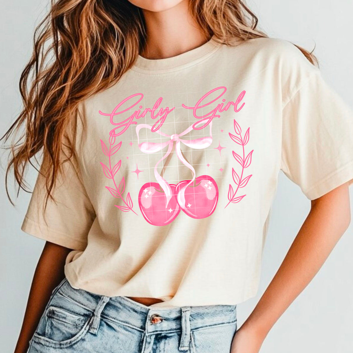 Girly Girl Cherries PNG