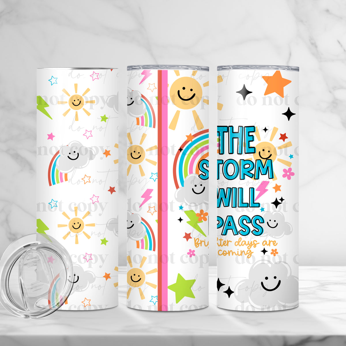 Storm Will Pass Tumbler Wrap