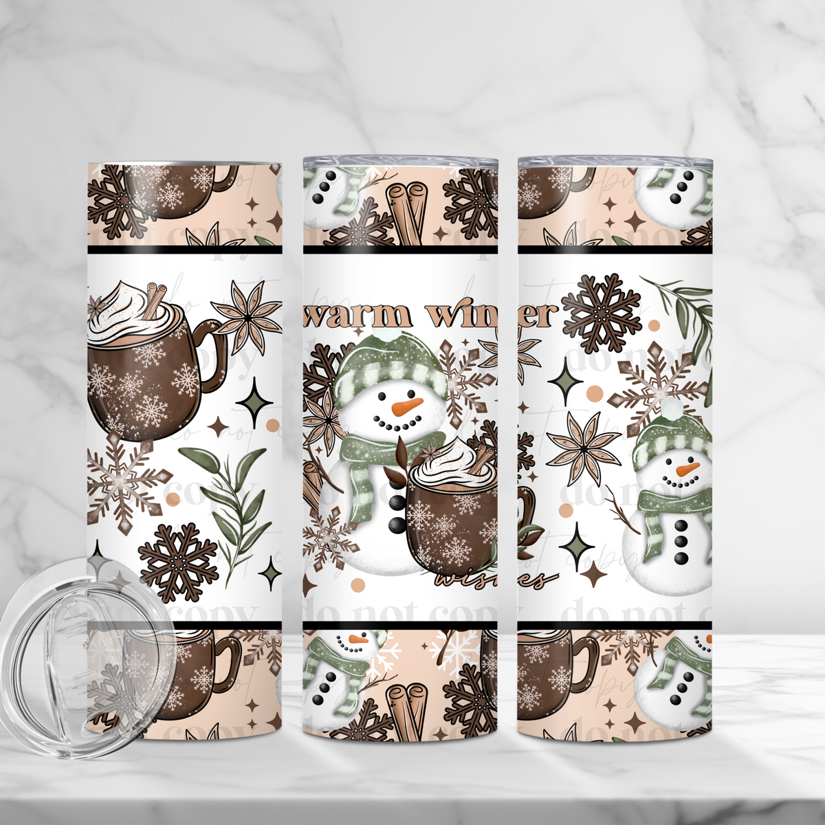 Warm Winter Wishes Tumbler Wrap