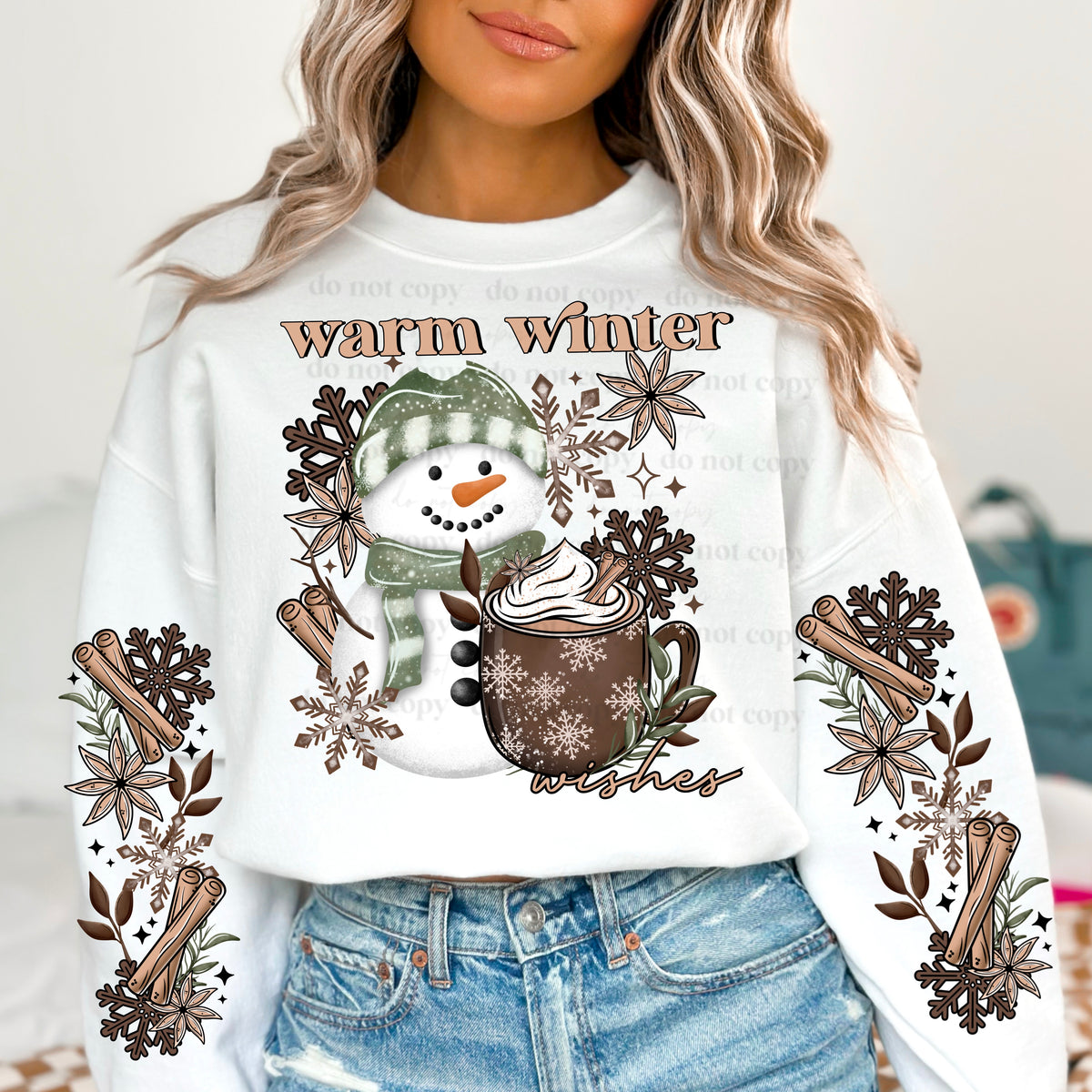 Warm Winter Wishes w/ Sleeves PNG