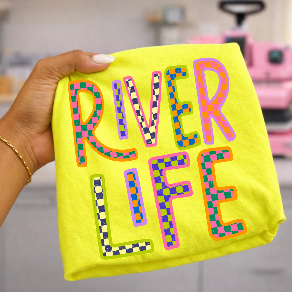 Checker River Life PNG