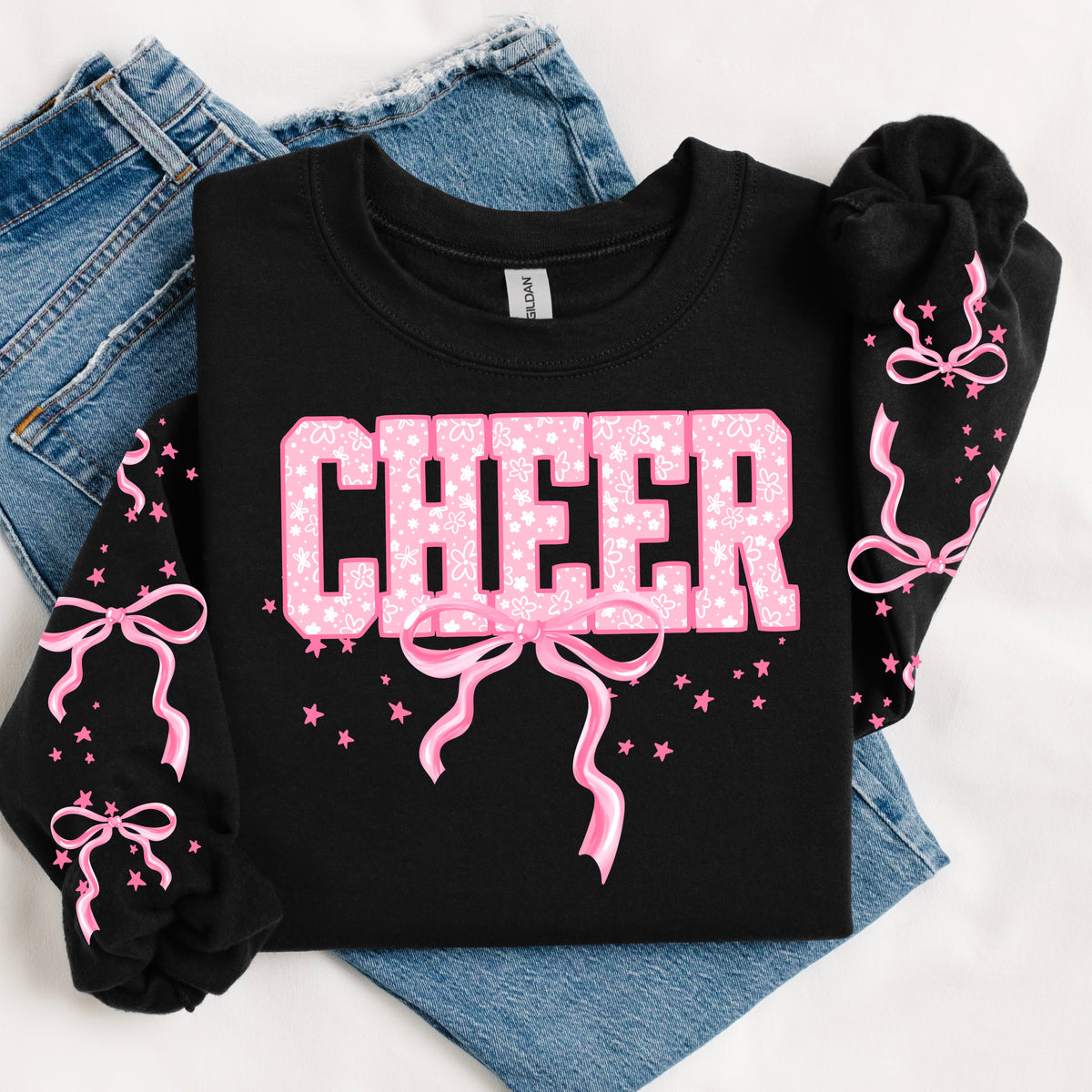 Cheer Bow w/ Sleeves PNG