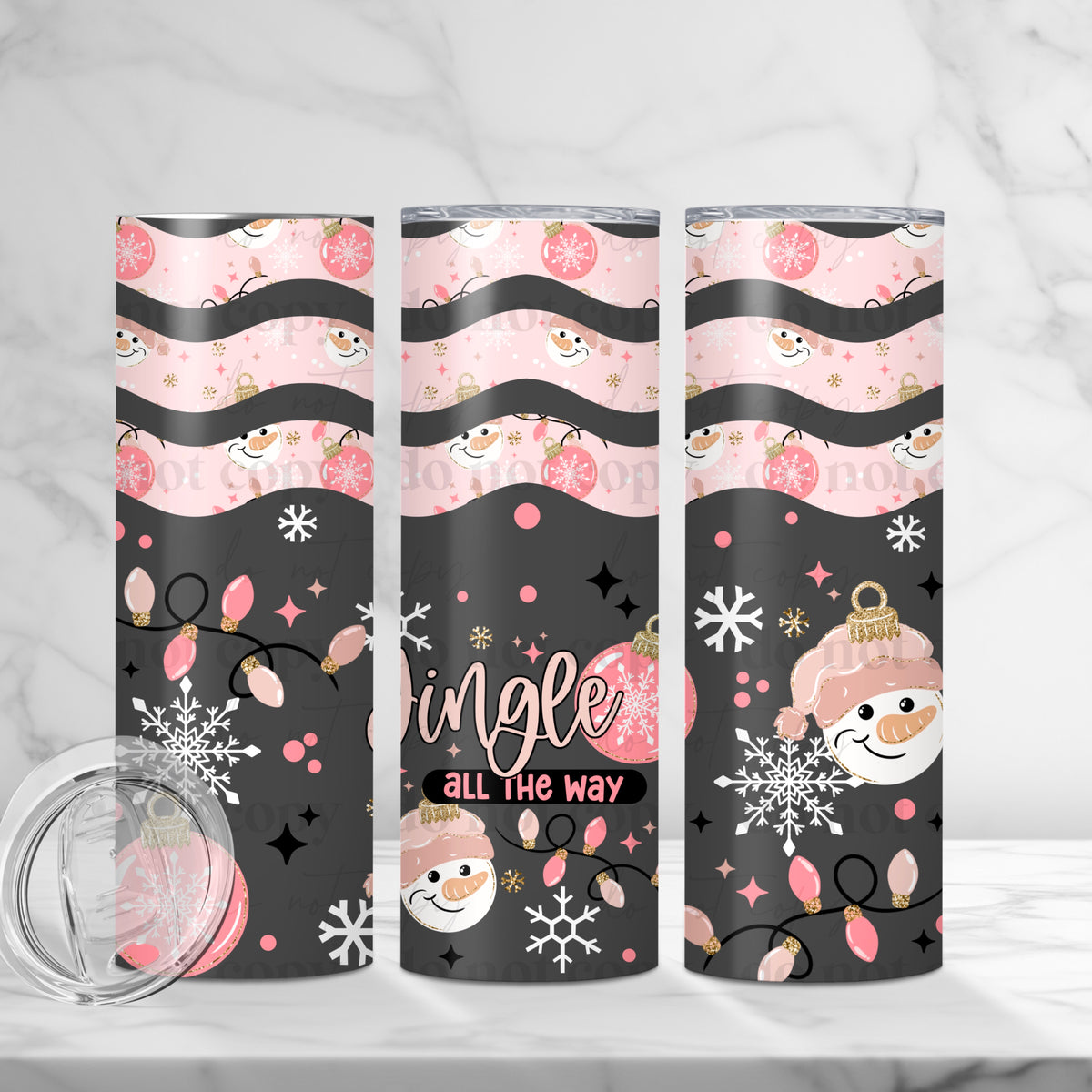 Jingle All The Way Tumbler Wrap
