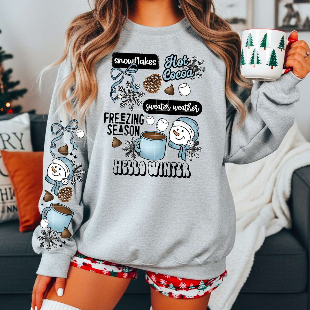 Winter Collage w/ Sleeves PNG