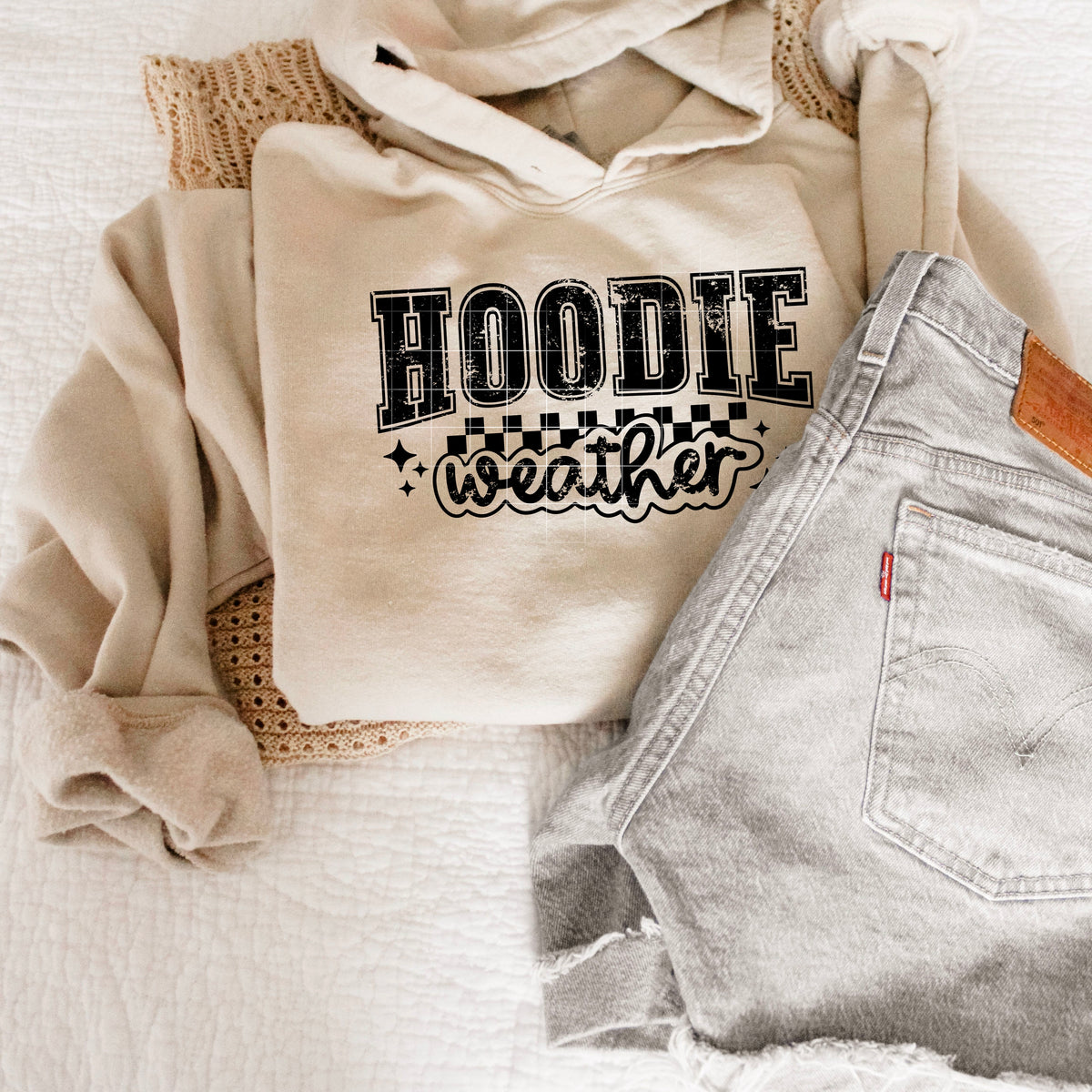 Hoodie Weather Single Color PNG