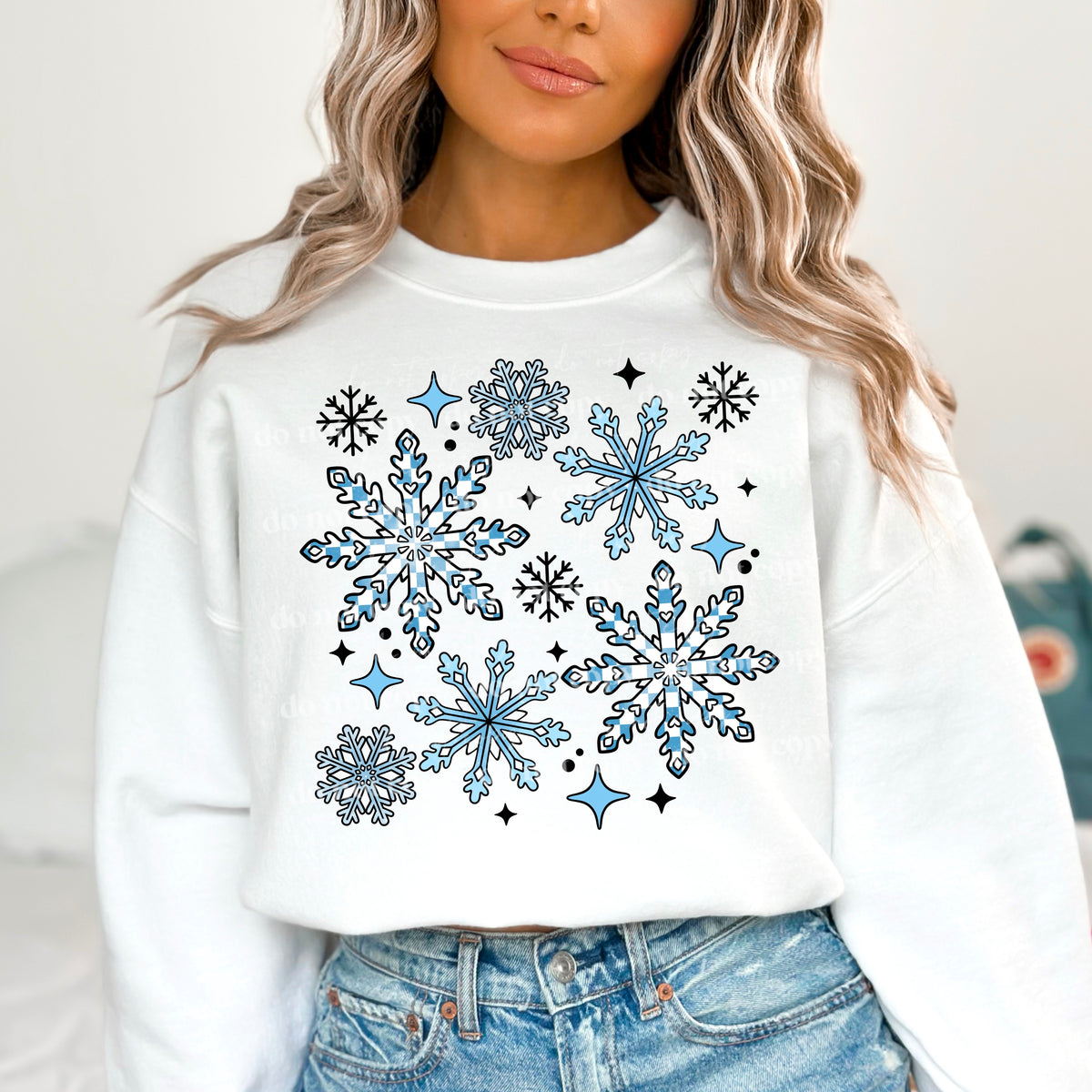 Snowflake Collage PNG