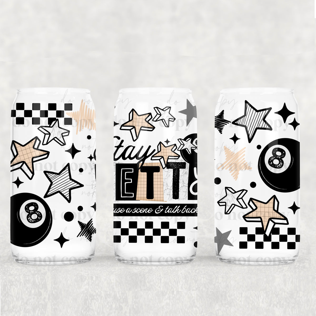 Stay Petty 16oz Glass Wrap