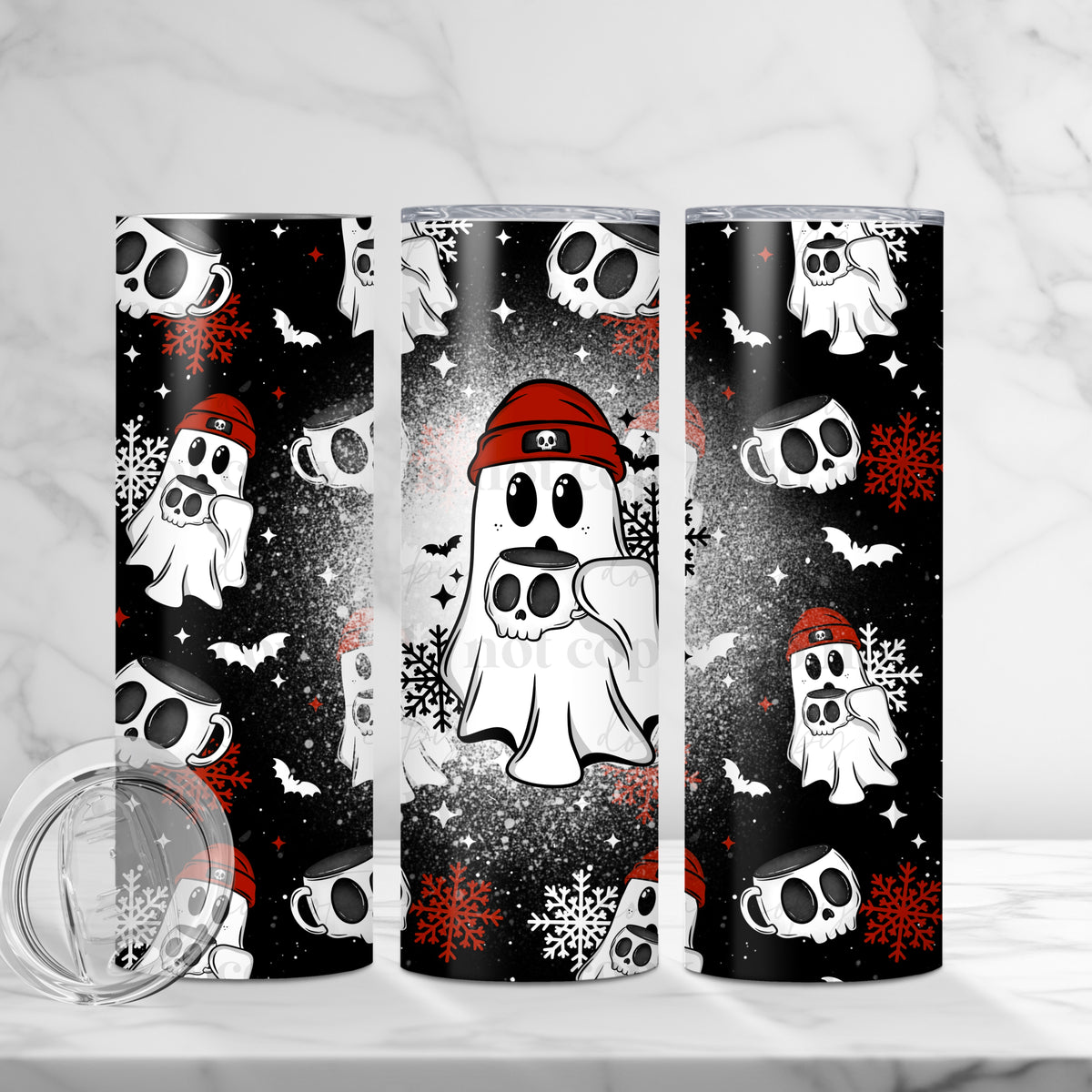 Skellie Mug Ghostie Tumbler Wrap