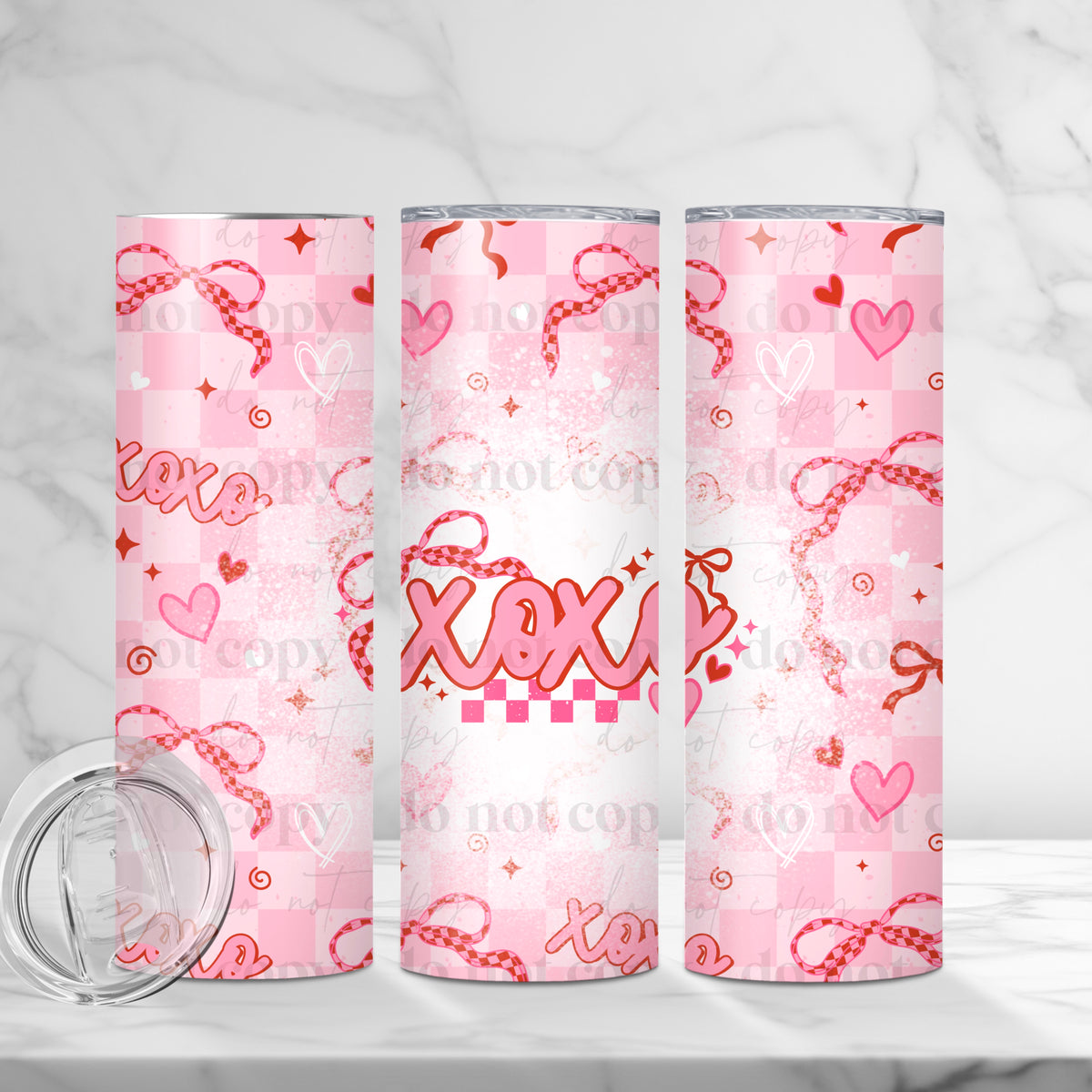XOXO Coquette Tumbler Wrap