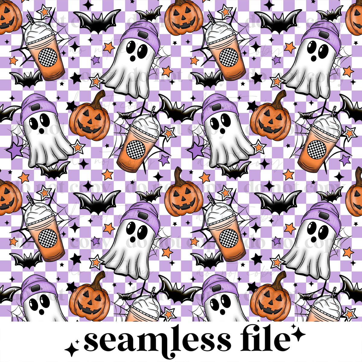 Halloween Ghost Seamless