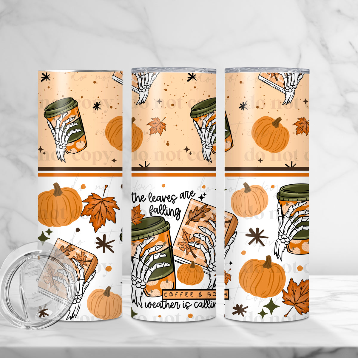 Leaves Are Falling Tumbler Wrap