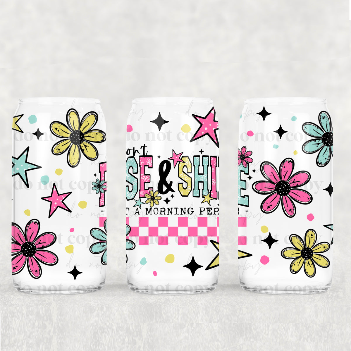Rise & Shine 16oz Glass Wrap