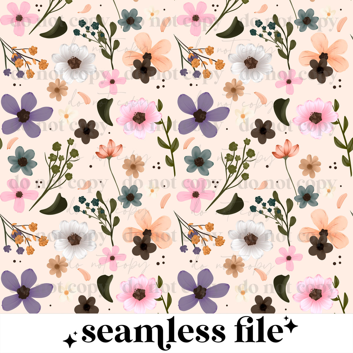 Wildflowers Seamless