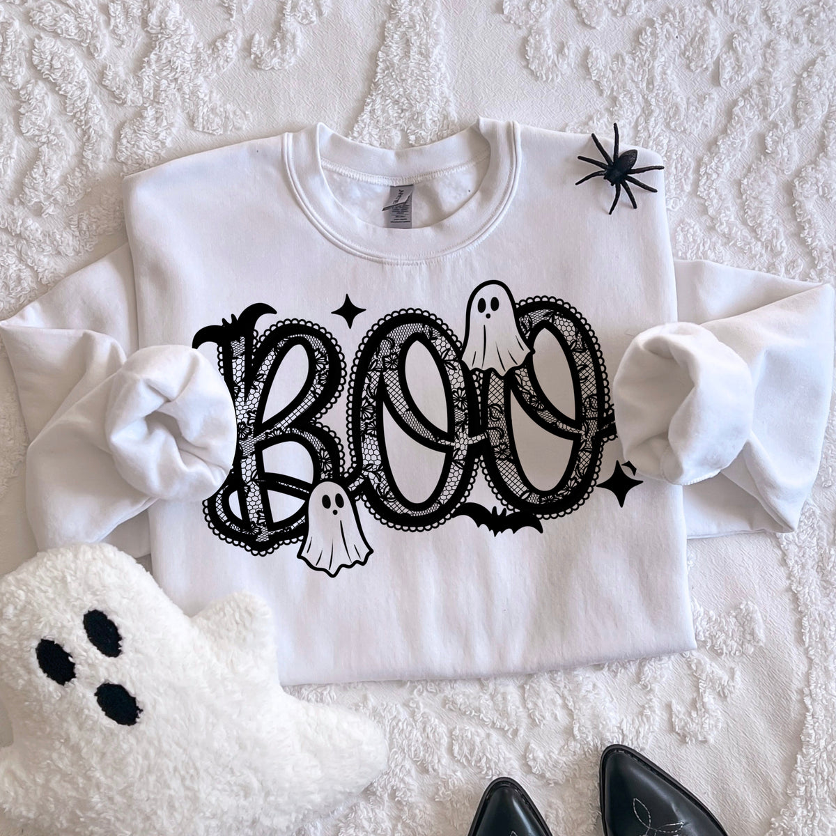 Boo Lace Single Color PNG