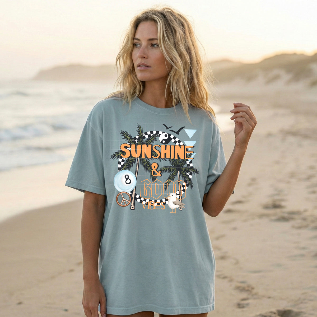 Sunshine & Good Vibes PNG