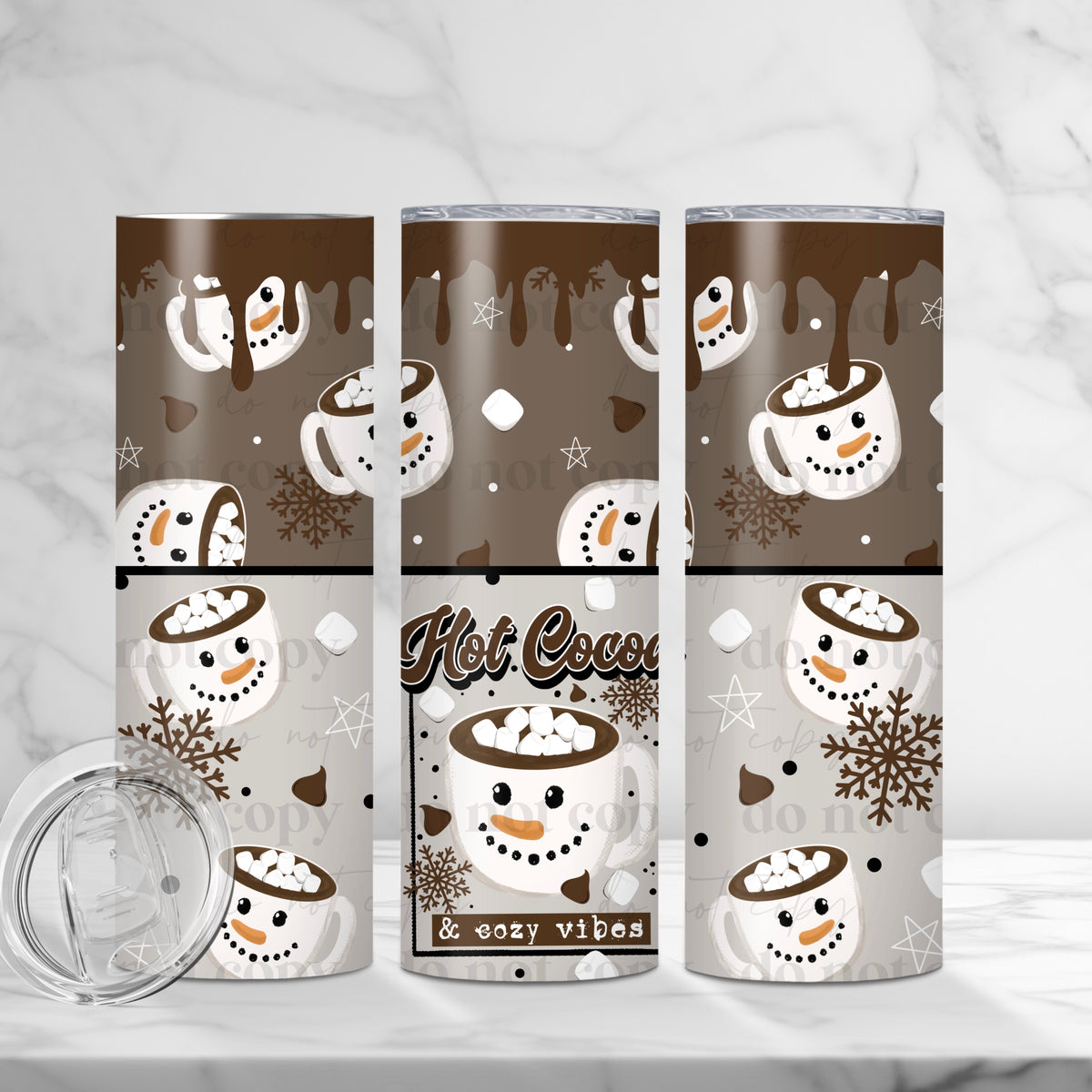 Hot Cocoa & Cozy Vibes Tumbler Wrap