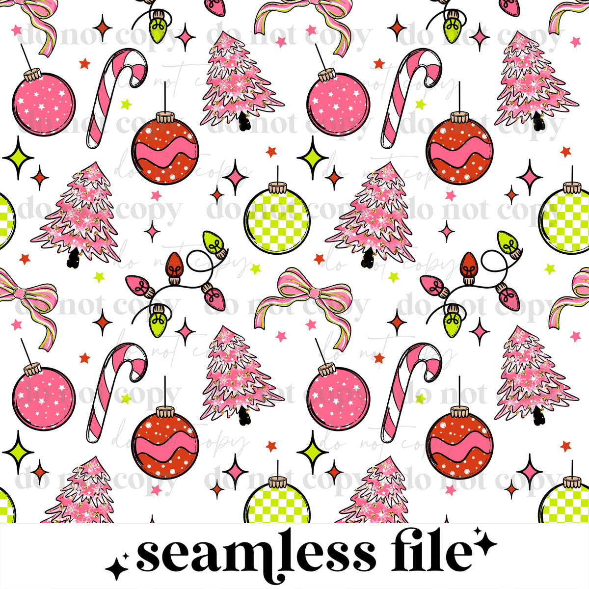 Holly Jolly Vibes Seamless