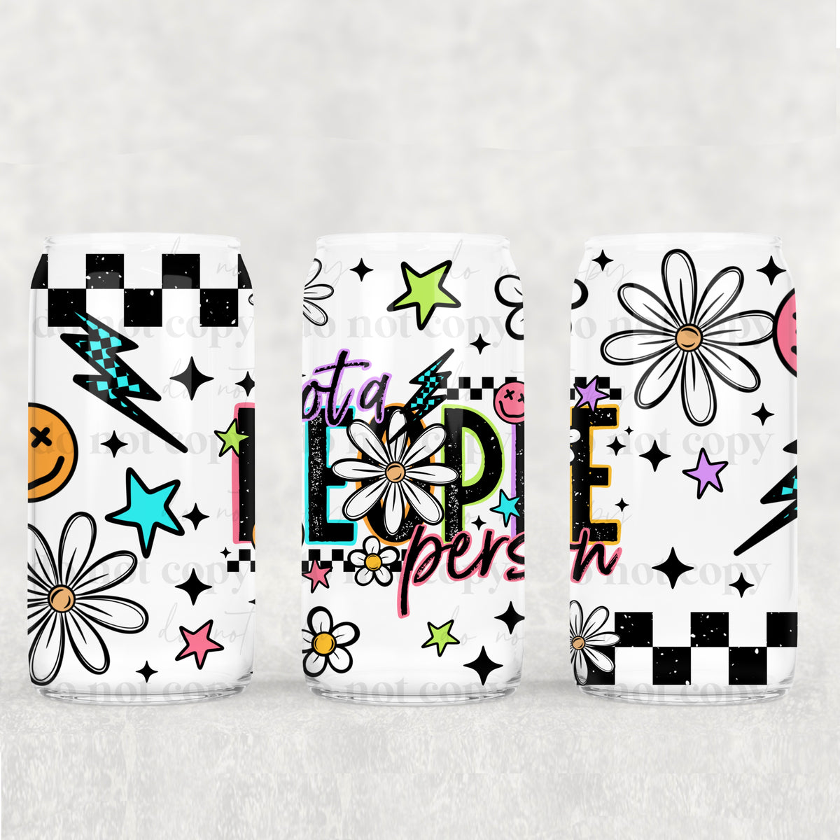 Not A People Person 16oz Glass Wrap