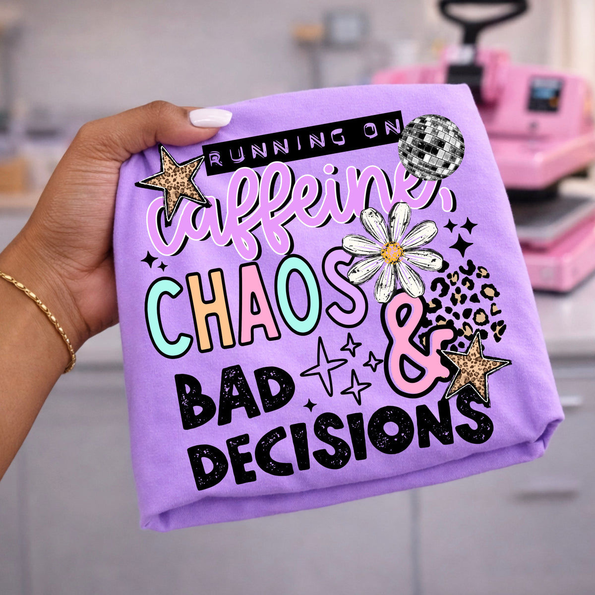 Running On Caffeine & Chaos PNG