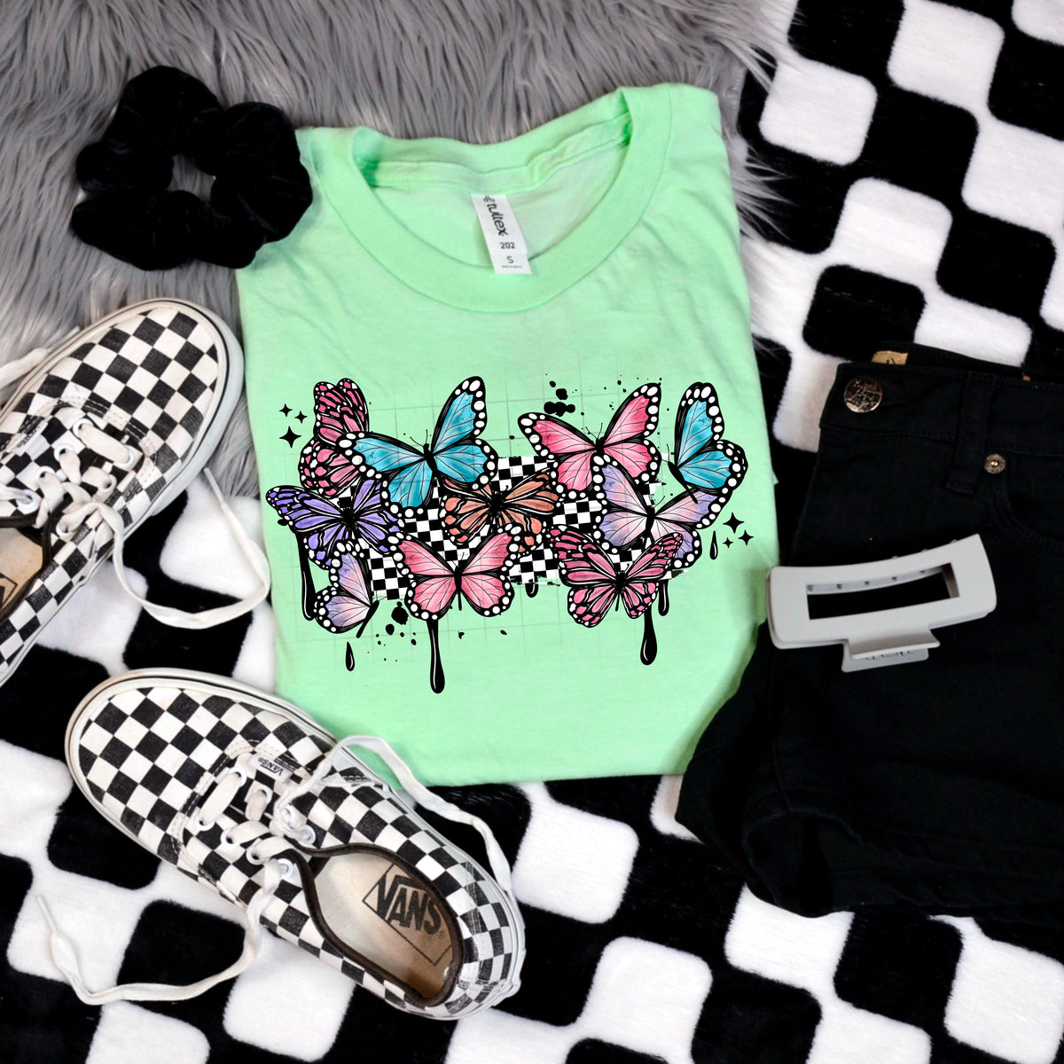 Drippy Butterflies PNG