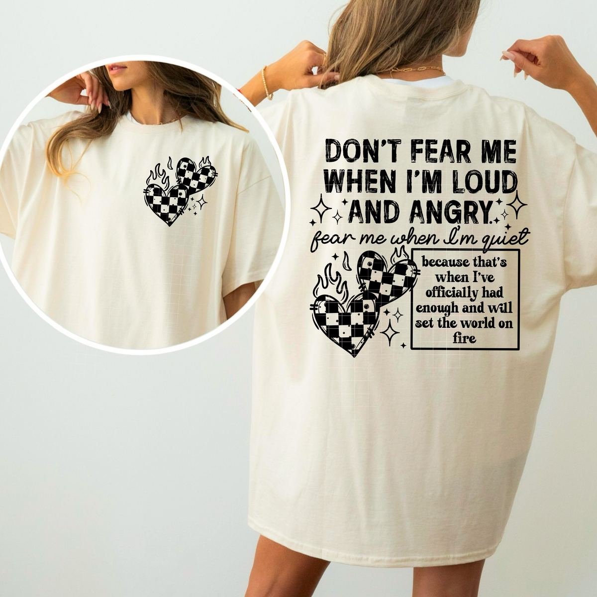 Don't Fear Me Single Color PNG