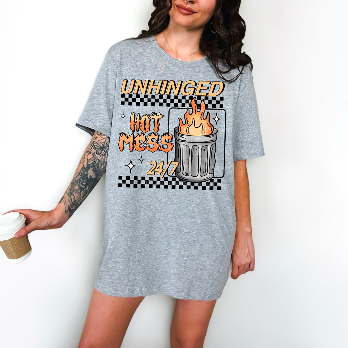 Unhinged Hot Mess PNG