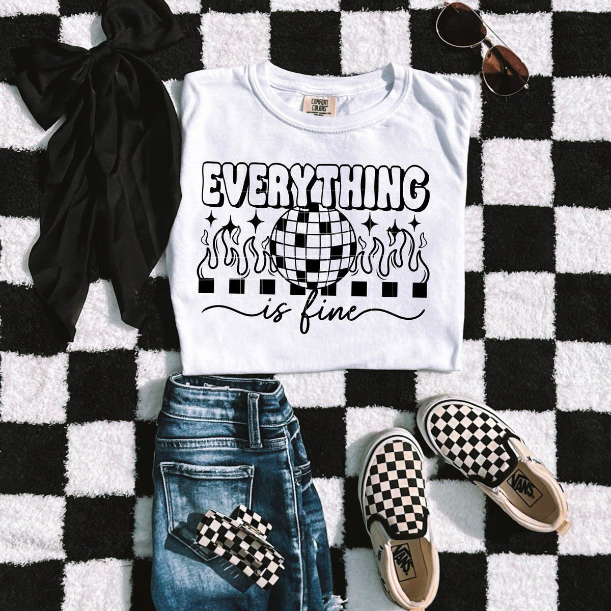 Everything Is Fine Single Color PNG