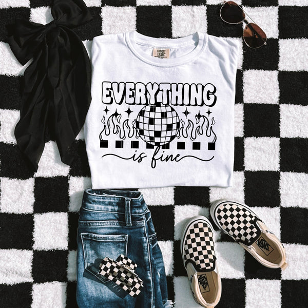 Everything Is Fine Single Color PNG