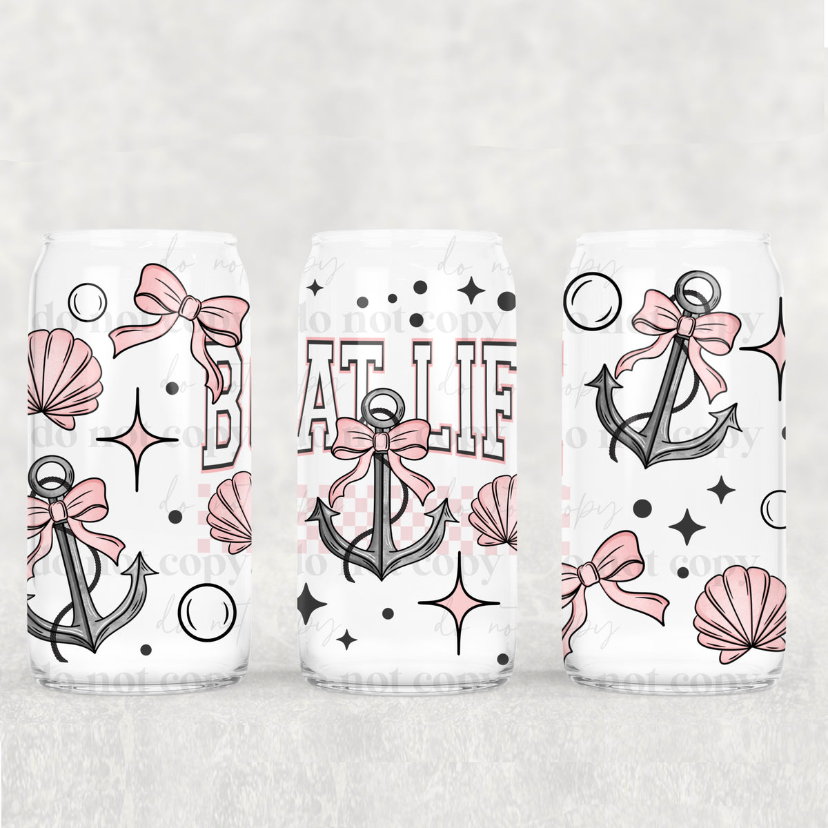 Boat Life 16oz Glass Wrap