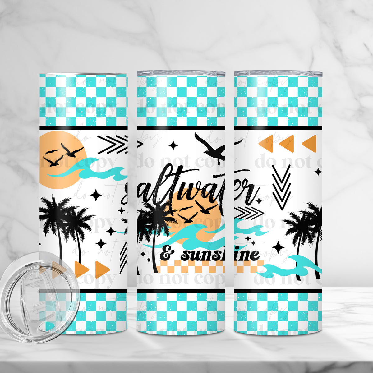 Saltwater & Sunshine Tumbler Wrap