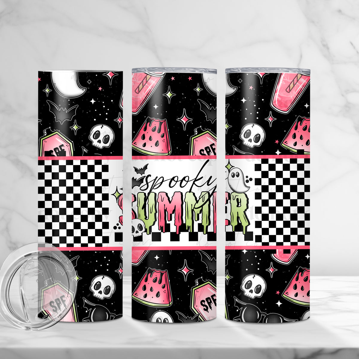 Spooky Summer Tumbler Wrap