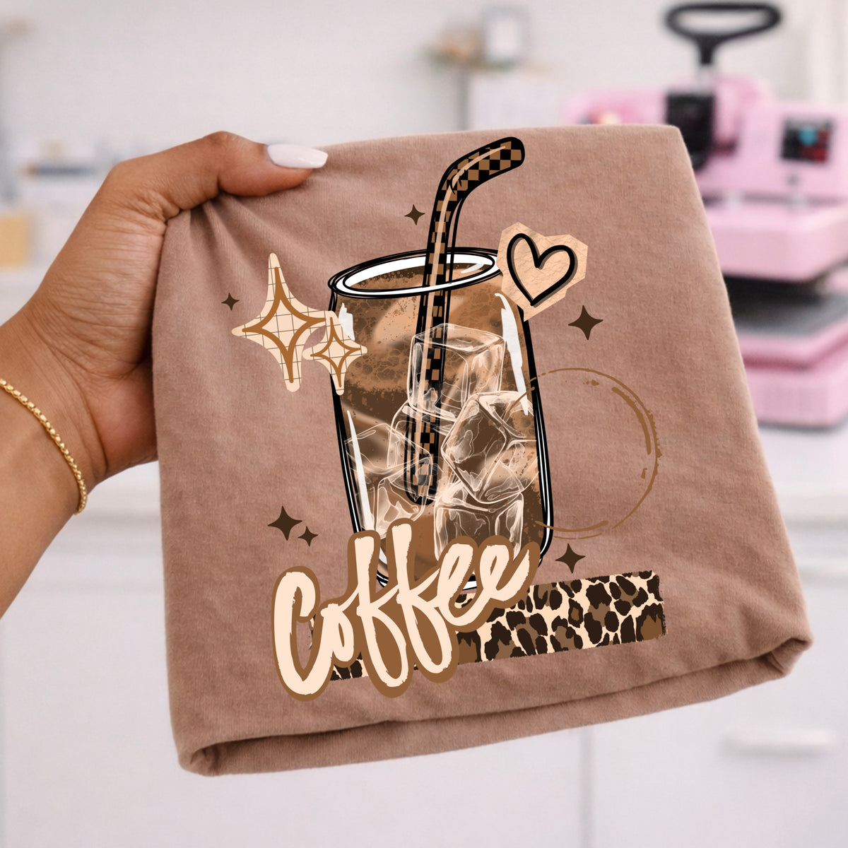Leopard Coffee PNG