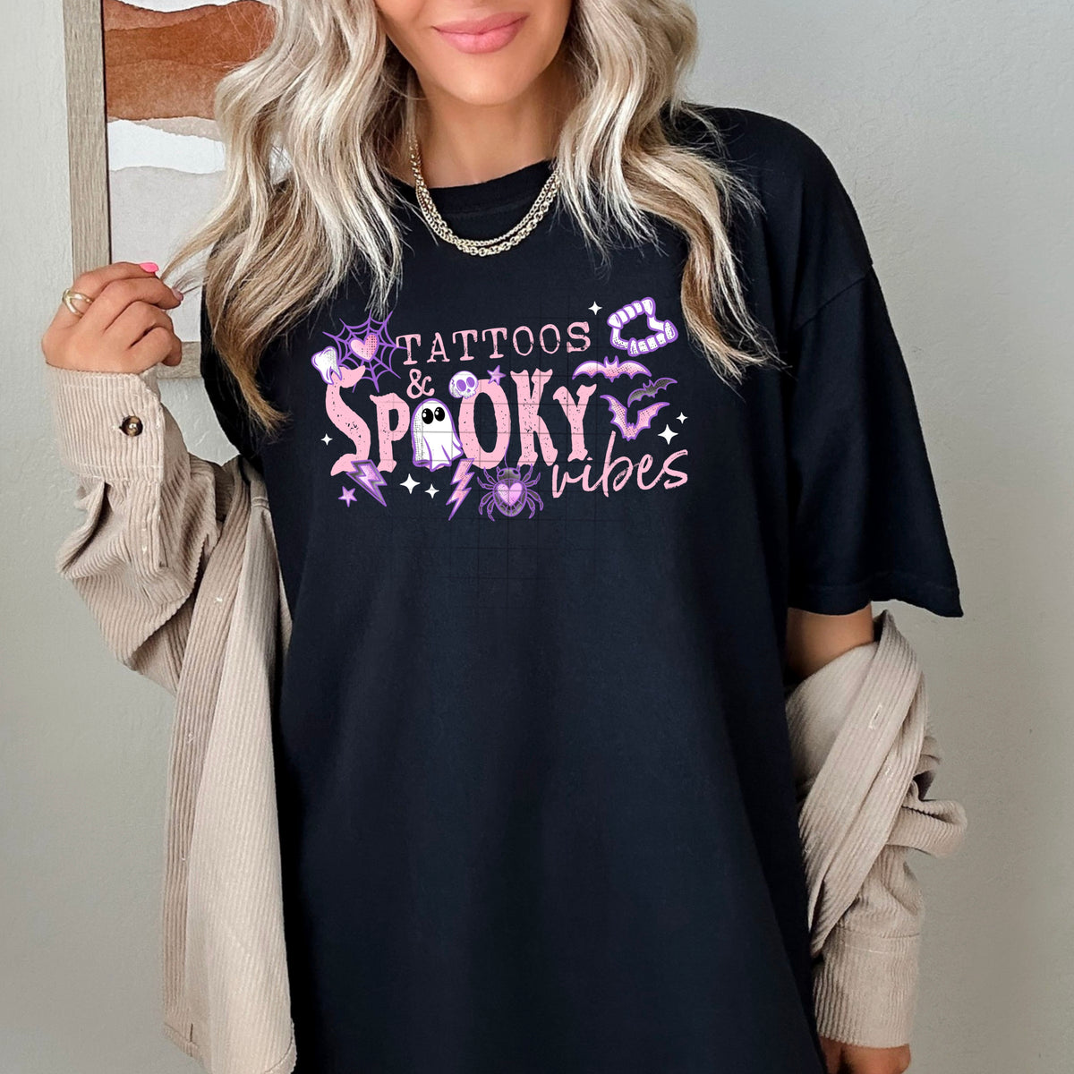 Tattoos & Spooky Vibes PNG