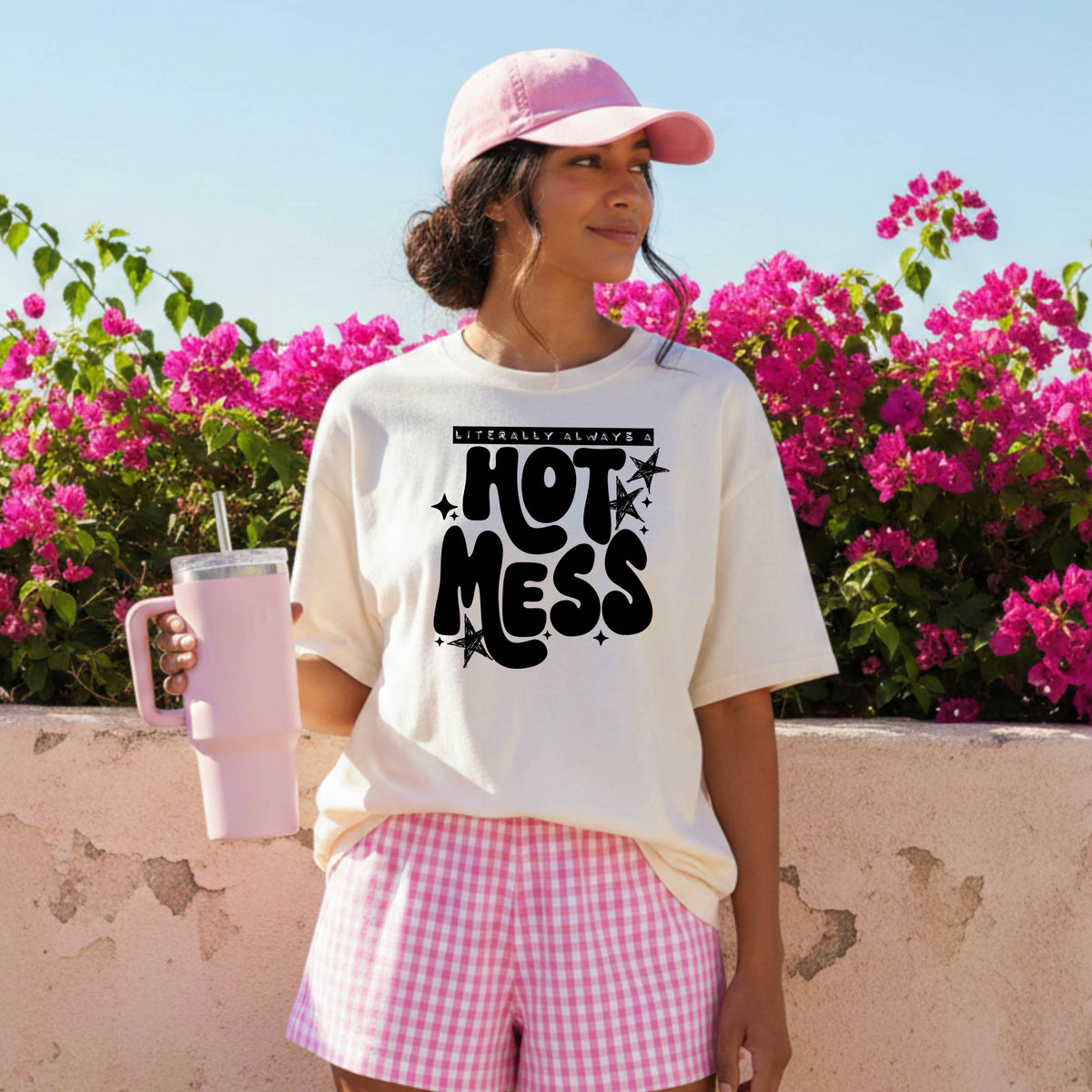 Always A Hot Mess Single Color PNG