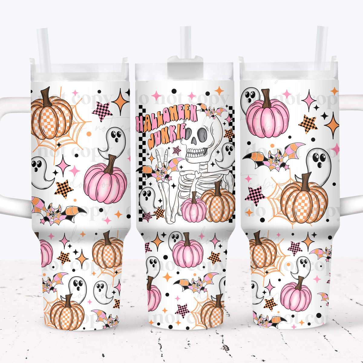 Halloween Junkie 40oz Tumbler Wrap