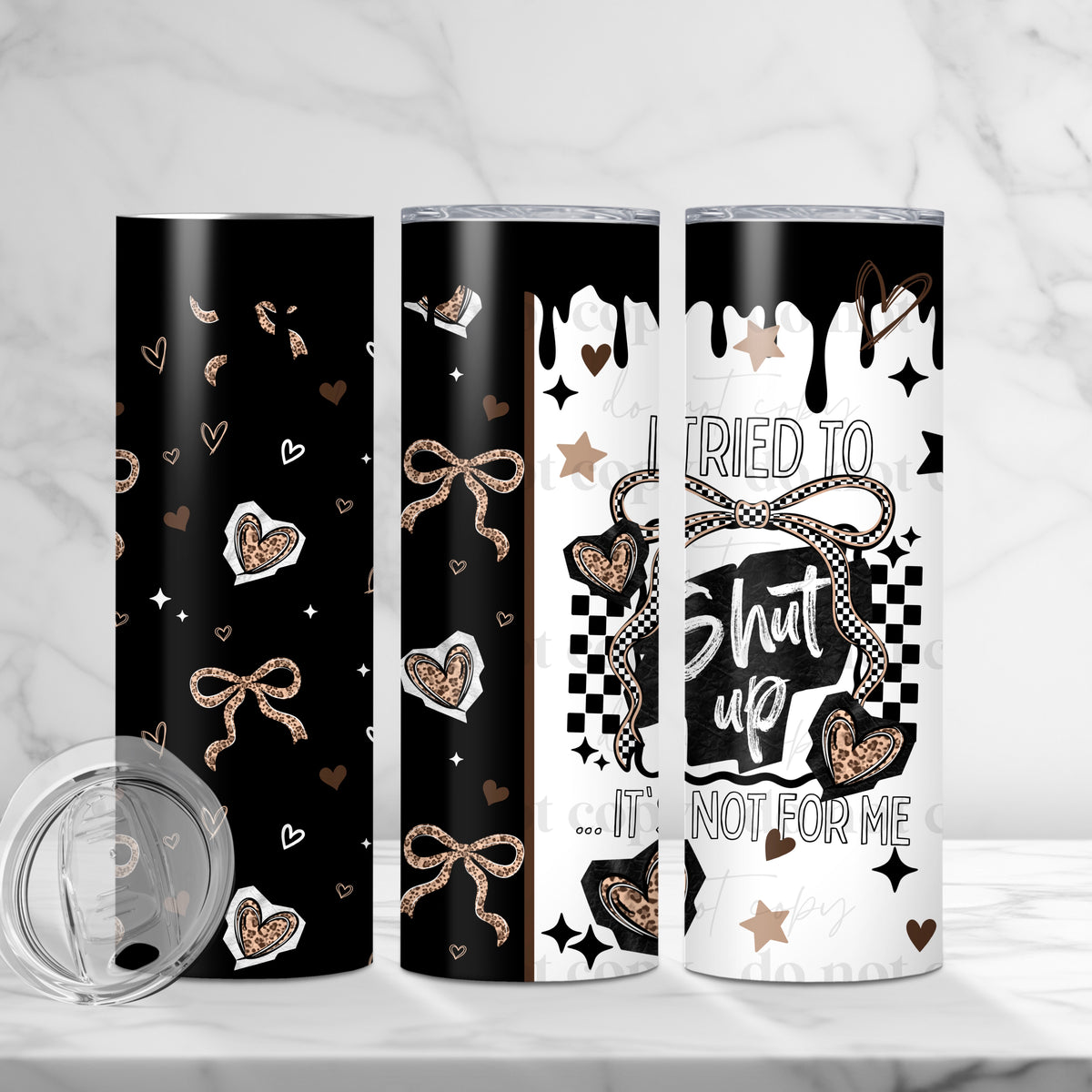 Shut up Tumbler Wrap