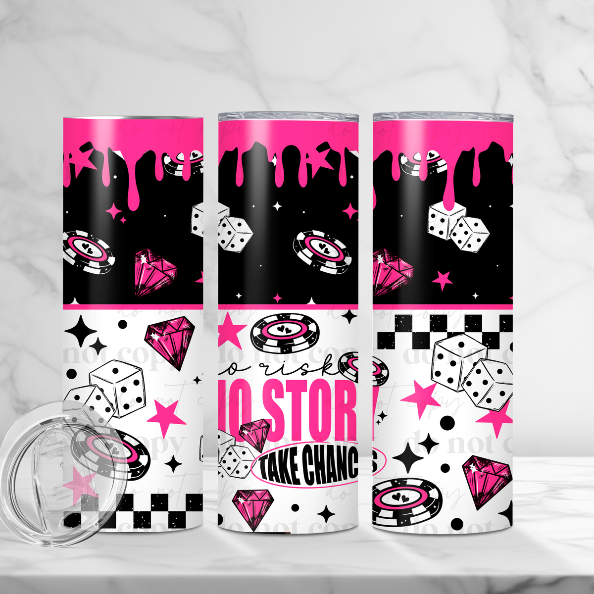 Take Chances Tumbler Wrap