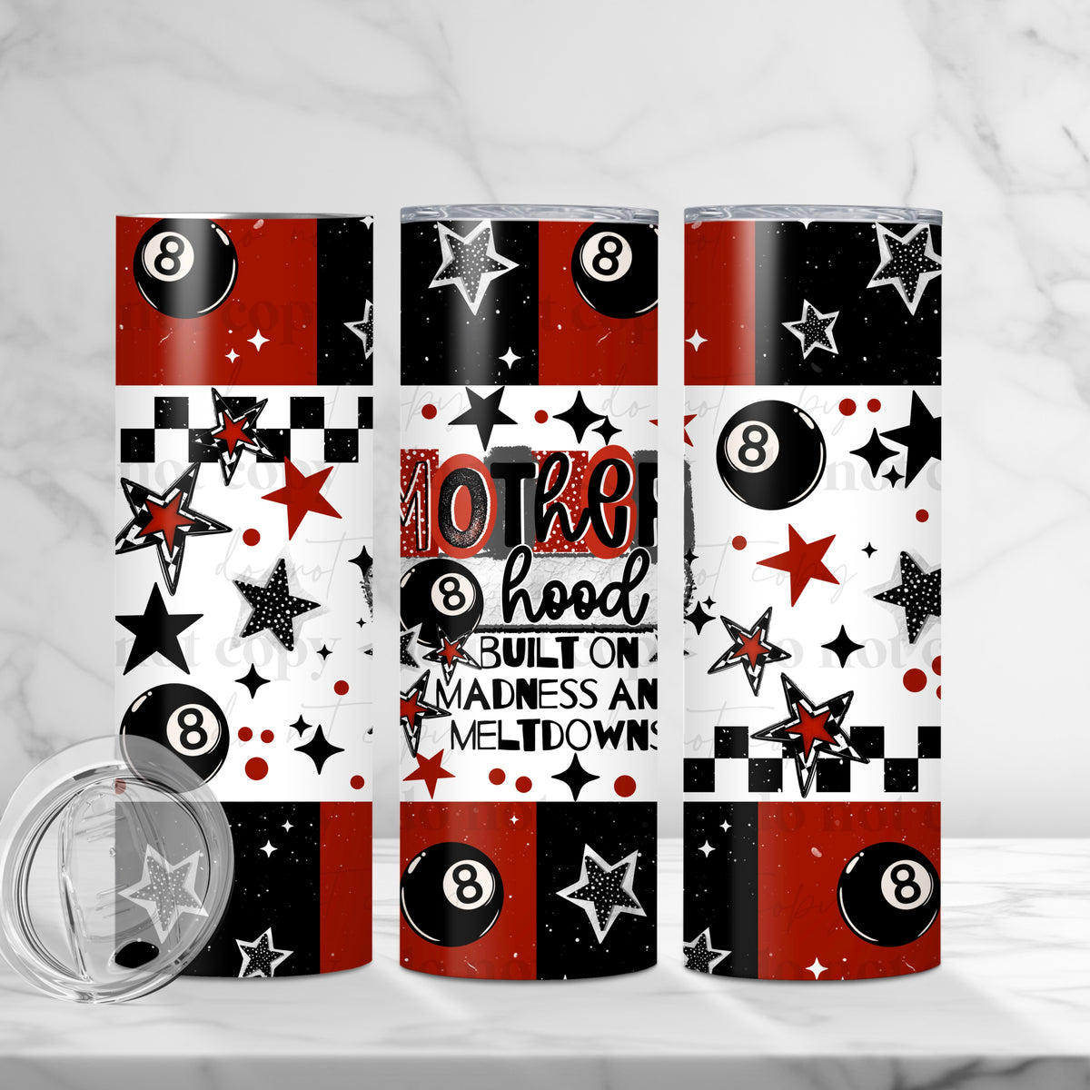 Motherhood Madness Tumbler Wrap