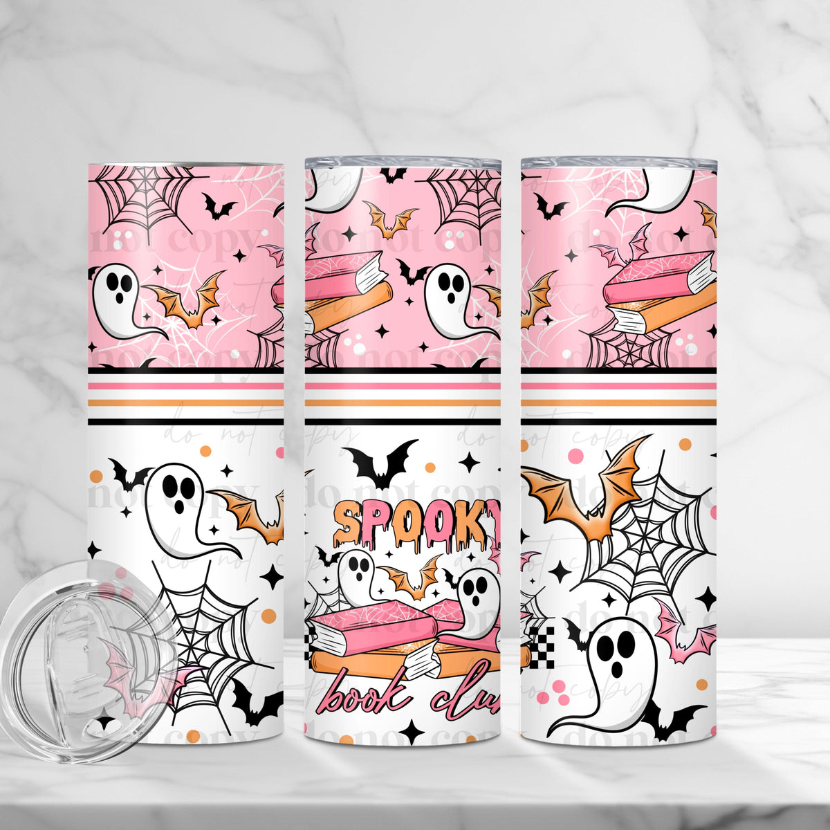 Spooky Book Club Tumbler Wrap