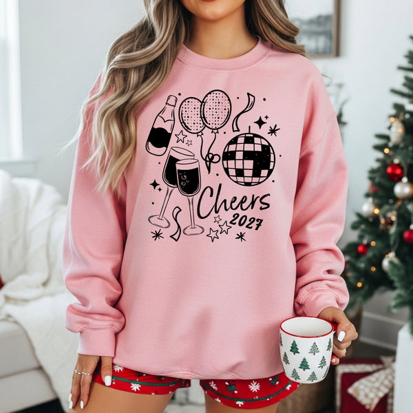 Cheers 2027 Single Color PNG