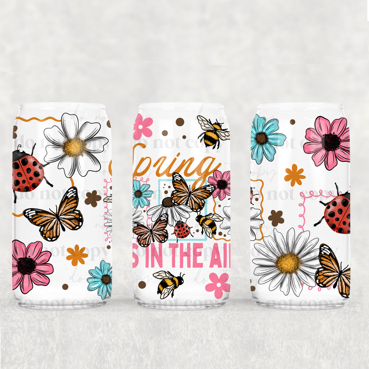 Spring Is In The Air 16oz Glass Wrap