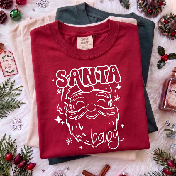 Santa Baby Single Color PNG