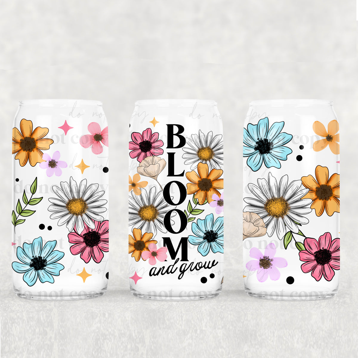 Bloom & Grow 16oz Glass Wrap