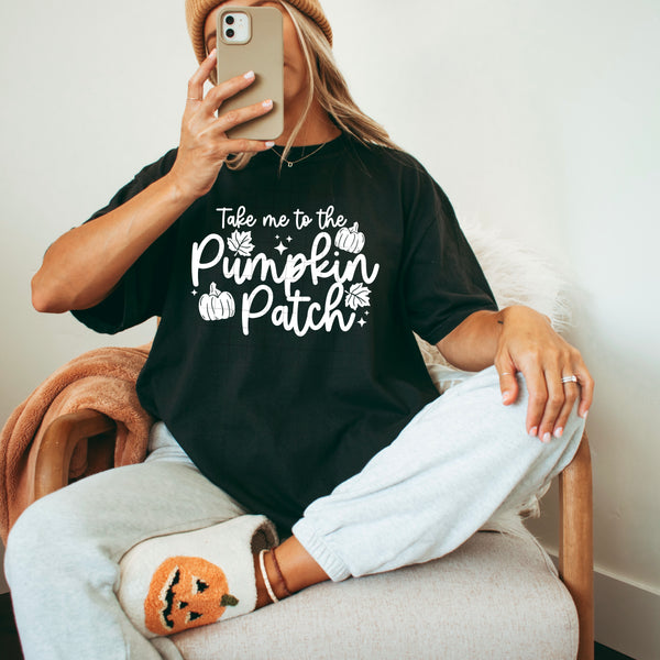 Take Me To Pumpkin Patch Single Color PNG