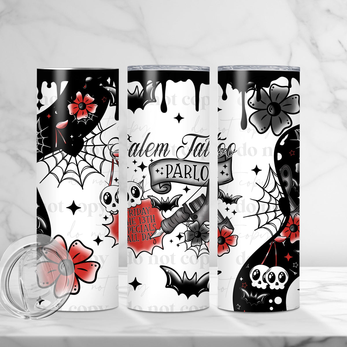 Salem Tattoo Parlor Tumbler Wrap