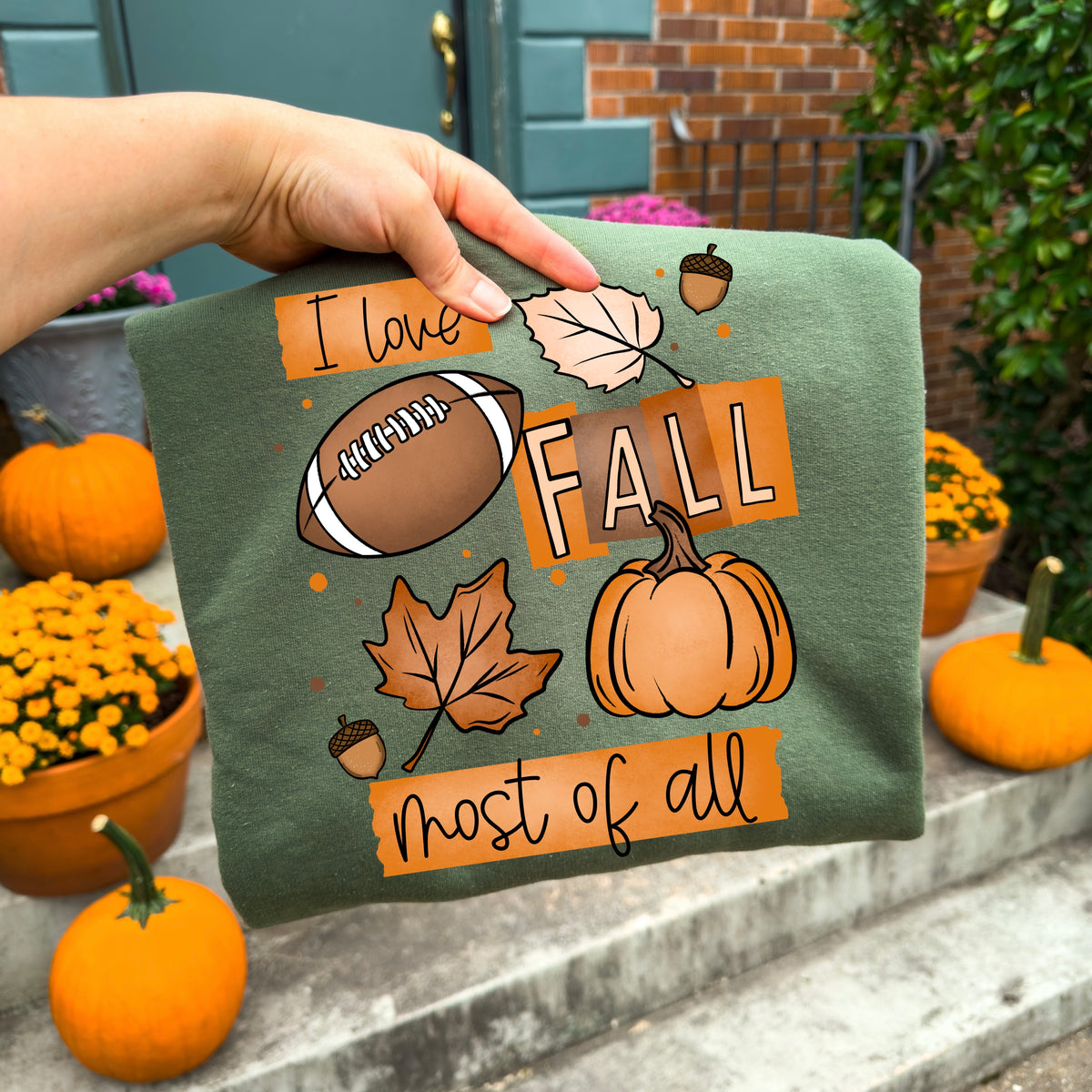 Love Fall Most Of All PNG