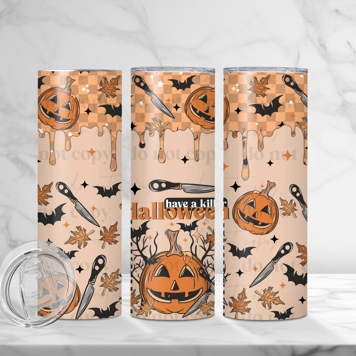 Killer Halloween Tumbler Wrap